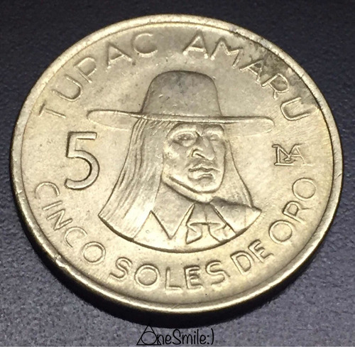 Onesmile:) Moneda De Perú 5 Soles 1977