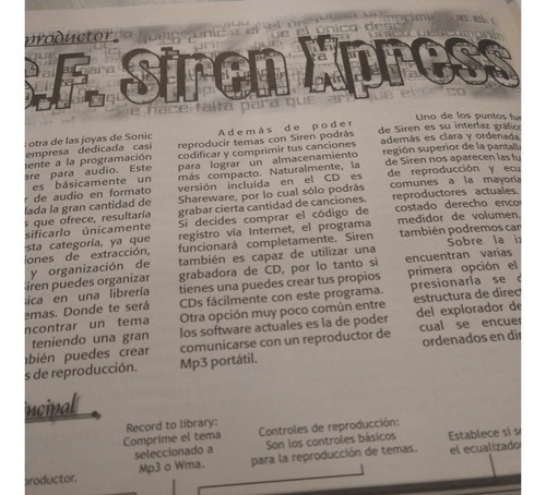 Revista De Computación Manual Mp3 - N° 1 - Marzo 2001 (Usado)