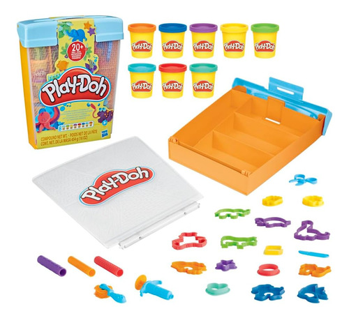 Play -doh Imagine Animals - Juego De Almacenamento De 22 Acc