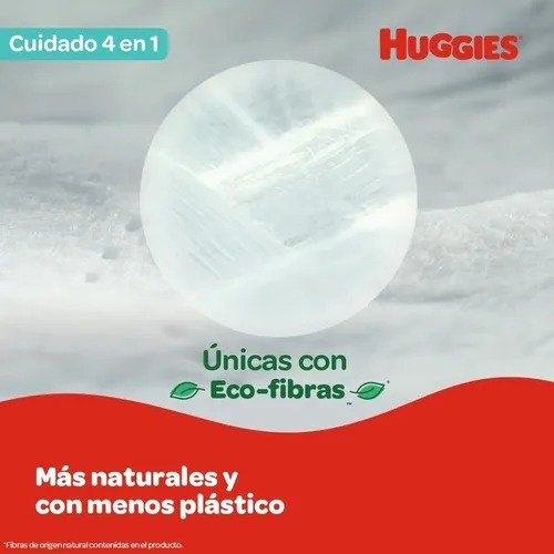 Imagen 4 de 5 de Toallas Humedas Huggies Cuidado 4 En 1 80 X 4 Unidades