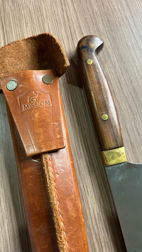 Cuchillo La Mission 37 Cm Acero Inox Mango Guayuriba Calidad Marrón