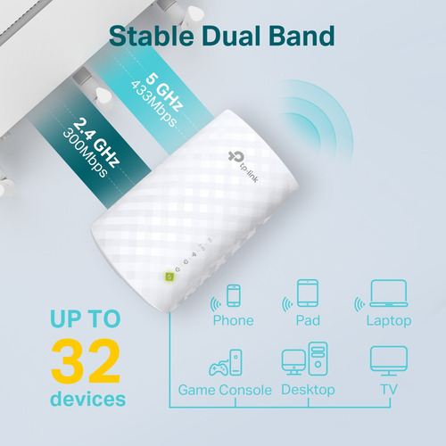 Repetidor Extensor Dual Band 2.4/5ghz Funciona Todo Router