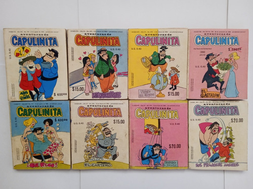 Antiguas Mini Revistas Cómics Capulina (capulinita)