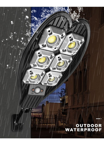 Lámpara Solar Led Con Detector De Movimiento Pir 700w