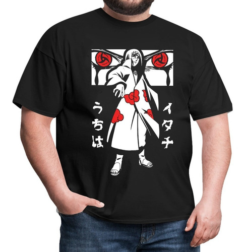 Remera Xxl Xxxl Itachi Uchiha 3 Sharingan Anime Talle Grande