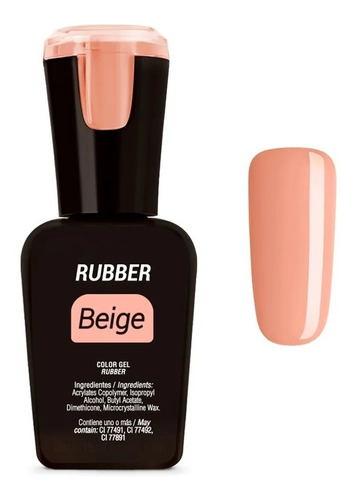 Rubber Beige 15ml Organic Nails