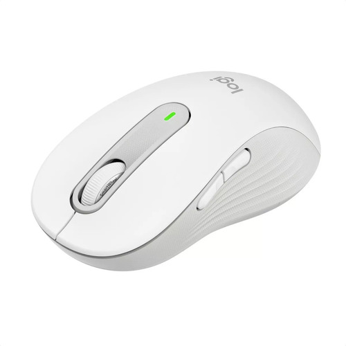 Logitech Signature M650 L, Mouse Inalámbrico / Bluetooth, Wh Color Blanco