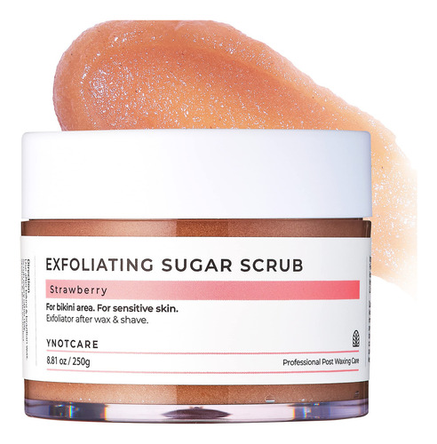 Ynotcare Exfoliante De Azúcar Para Zona Íntima Del Bikini.