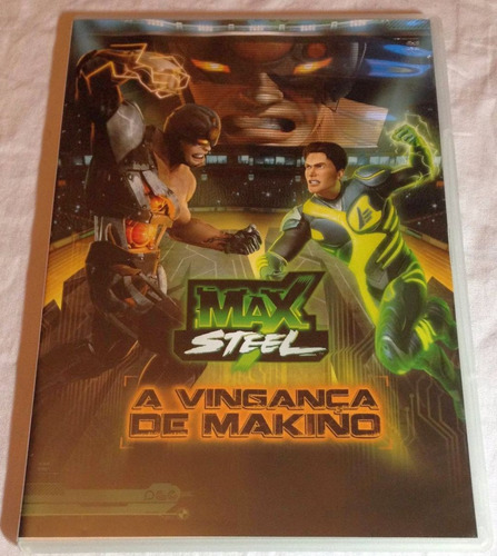 Dvd Original Max Steel A Vingança De Makino - Animação Livre