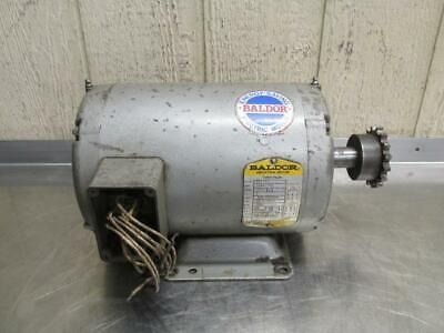 Baldor M3218t Electric Motor 5 Hp 208-230/460v 3 Ph 1725 Qpq