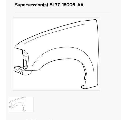 Guardafango Ford F150 2004 2008 Original