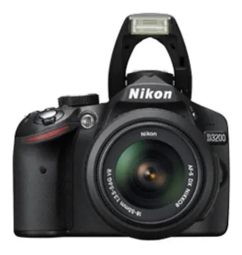 Nikon D3200 Kit DSLR color negro