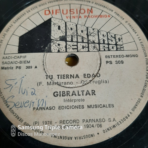 Simple Gibraltar Parnaso Records C21