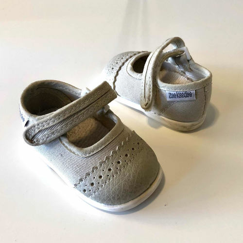 Zapatos Bebe Guillermina Toot Color Natural Talle 16 Velcro