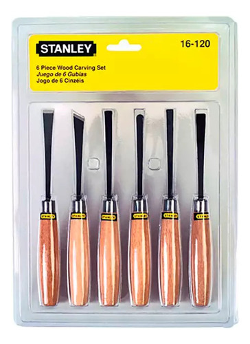Juego Gubias 6 Piezas (16-120) Stanley