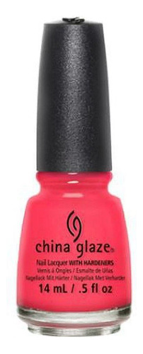 Esmalte De Uñas China Glaze Pool Party Rosa Chicle 14ml Color Coral Neón