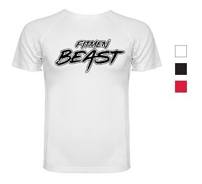 Camiseta 100% Poliester Estampada Fitmen Beast