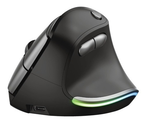 Mouse Inalámbrico Ergonomico Trust Bayo Negro