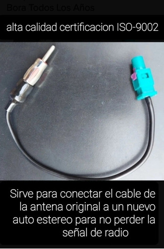 Adaptador De Antena Estereo Peugeot 301 Del 2012 Hasta 2018