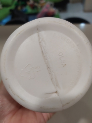 Pepsilindro De La Unam Usado. Blanco Con Tapa Naranja (Usado)