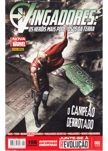 Marvel Vingadores O Campeao Derrotado - Vol. 6, De Equipe Ial., Vol. Acompanha 1 Volume. Editora Panini, Capa Mole Em Português, 2015