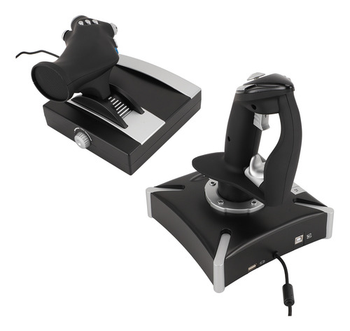 Flight Simulator Stick Controls Simulated Throttle Rudder 3