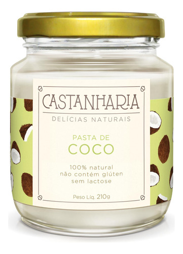 Pasta De Coco Desidratado - 100% Natural E Aveludada