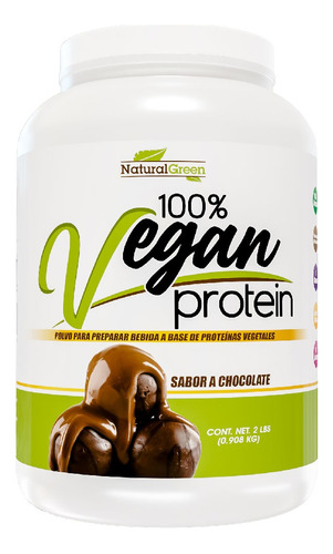 Proteina Vegana Bhp 2 Lb 100% Natural Green Proteina Vegetal