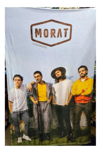 Frazada Cobija Artistas Grupo Morat Individual Ultra Suave