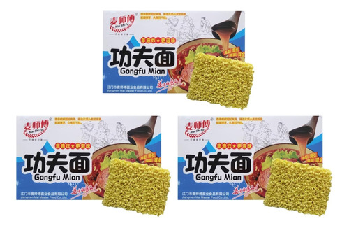 Pasta Fideo Ramen Gongfu Mai Shi Fu Noodles 3 Pack X 4 Kg
