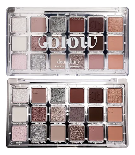 Paleta De Sombras Ruby Rose Blow Dear Diary Hbe2207 Tons Frios