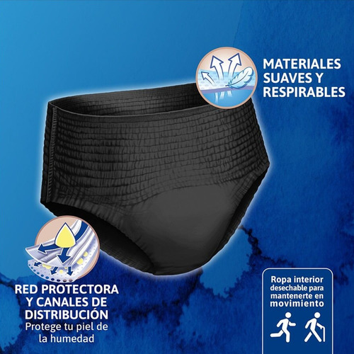 Tena Discret Negro G 13 Grande