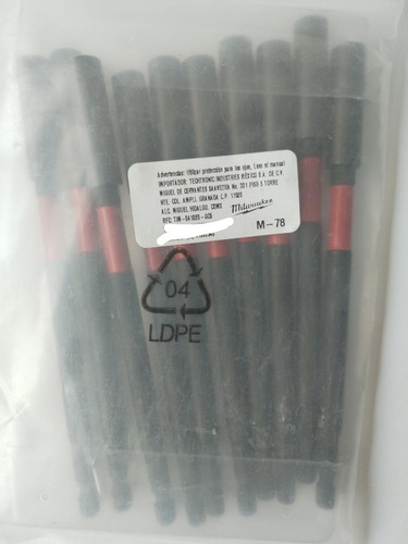 Extensión Magnética Hex. 1/4 X 6 10 Pz Milwaukee 48324521