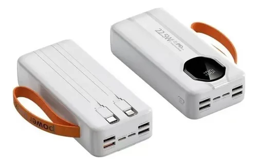 Power Bank Portatil 30000 22.5w Digital Cabos Ios Android - R$ 85,59