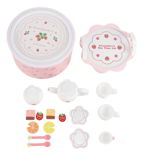 Set De Té De Madera