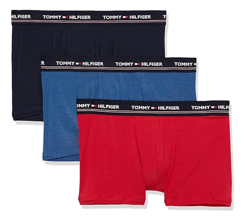  Boxer Trunk Tommy Hilfiger Paquete De 3 Soft Modal Original