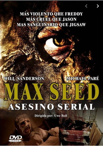 Max Seed Asesino Serial - Dvd Original Y Nuevo