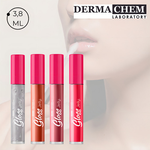 Gloss Labial Jelly Passiqne Alta Fixação Hidrata Dermachem Cor Rosa
