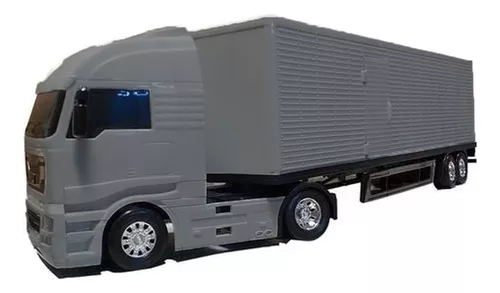 Caminhão Carreta Diamond Truck Baú - 67cm - Roma Brinquedo