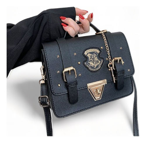 ..bolsa Mariconera Cross Body Mujer Harry Potter Asa Negra F