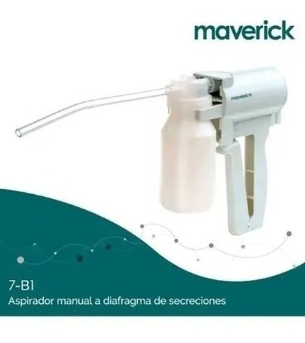 Imagen 3 de 3 de Aspirador Practico De Emergencia Secreciones Manual Maverick