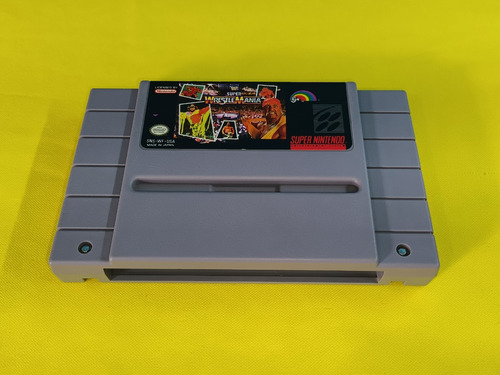 Super Wrestle Mania Snes Super Nintendo Original