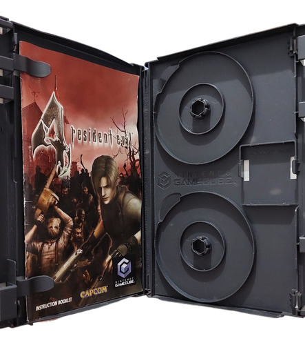 Resident Evil 4 Gamecube (portada, Caja Y Manual)