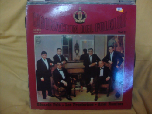 Vinilo Coronacion Del Folklore Eduardo Falu Los Fronteri F3