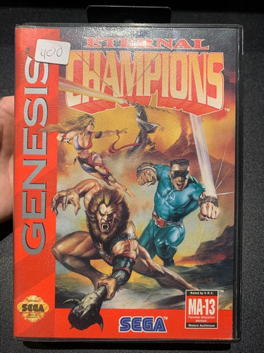 Eternal Champions Sega Genesis Sin Manual
