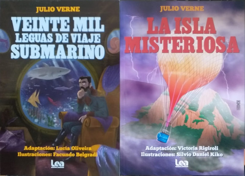 X2 La Isla Misteriosa + Veinte Mil Leguas - J. Verne - Lea