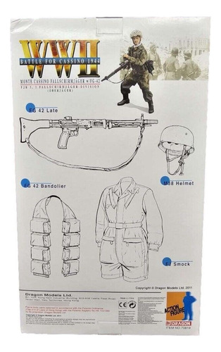 Figura Soldado Alemán Escala 1/6 Muñeco Dragon Models Usa