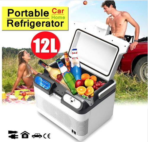 Refrigerador Calentador Portatil Autos 12 Litros 220v 12v