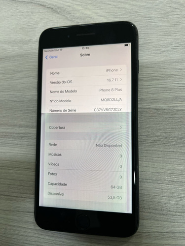 iPhone 8 Plus 64gb Com Defeito (Usado)