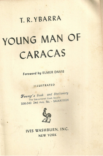 Un Joven Caraqueño You Man Of Caracas Thomas Russell  #20